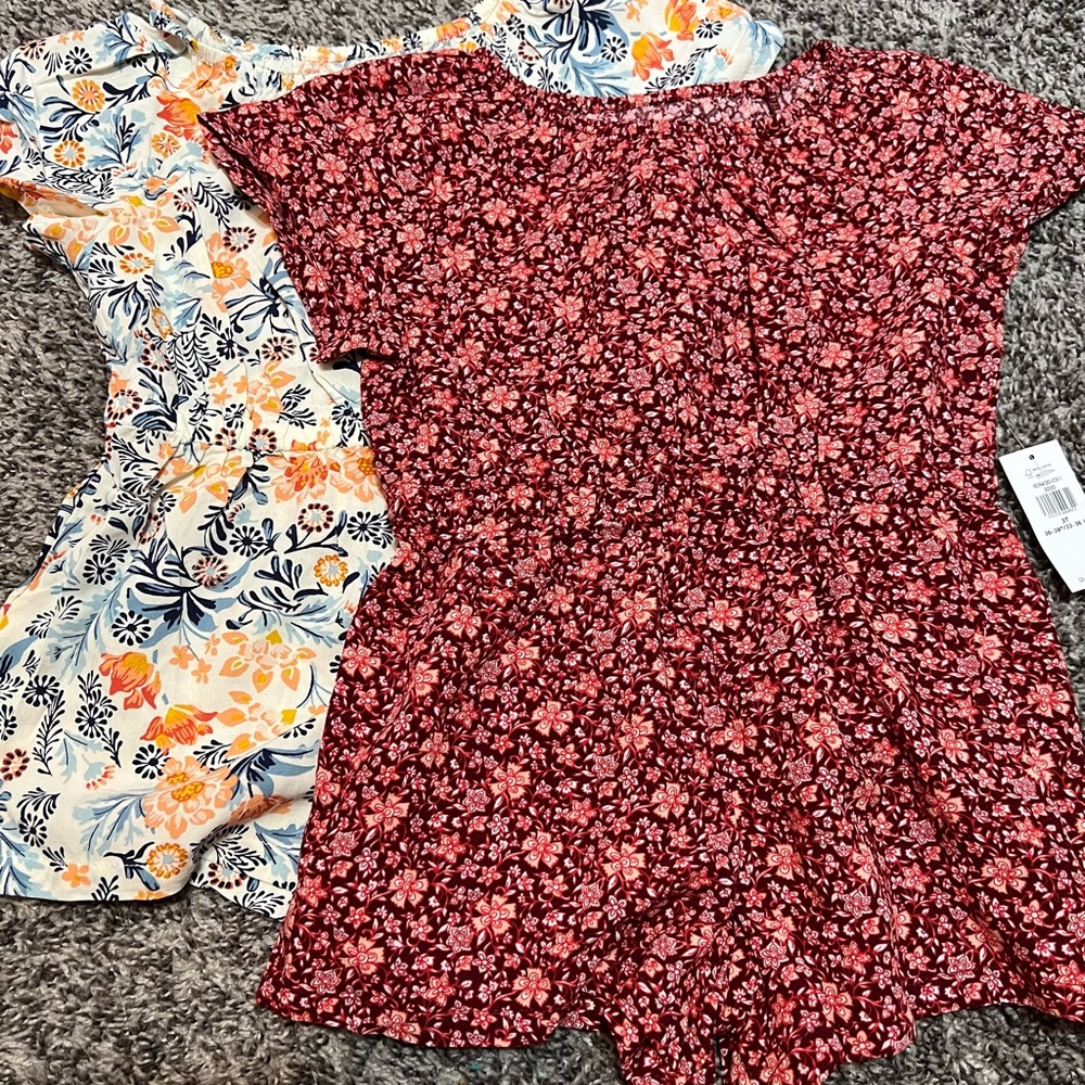NWT 3T Old Navy Romper x2